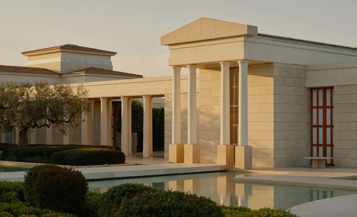 amanzoe greece porto heli exterior