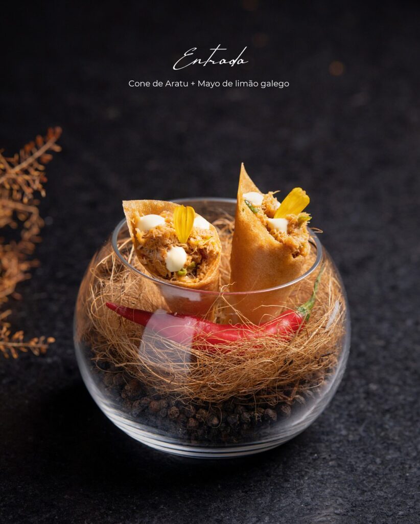 entrada cores e sabores