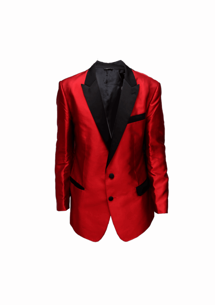 DOLCE GABBANA Martini Silk Blazer Usado no BrazilFoundation Gala