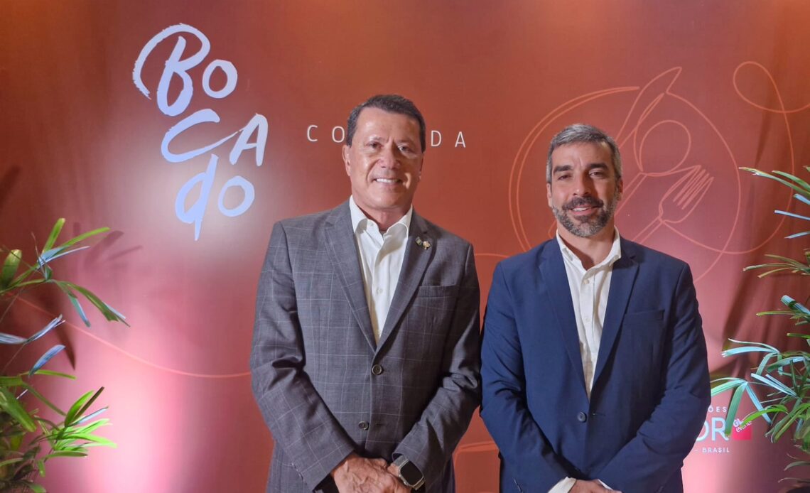 Glicerio Lemos presidente da Salvador Destination e Claudio Najar diretor geral do CCS