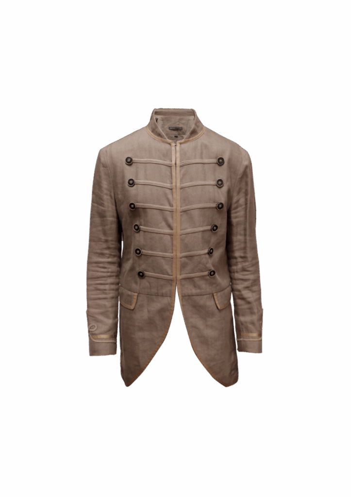 JOHN VARVATOS Linen Coat Usado no filme Minha Vida em Marte