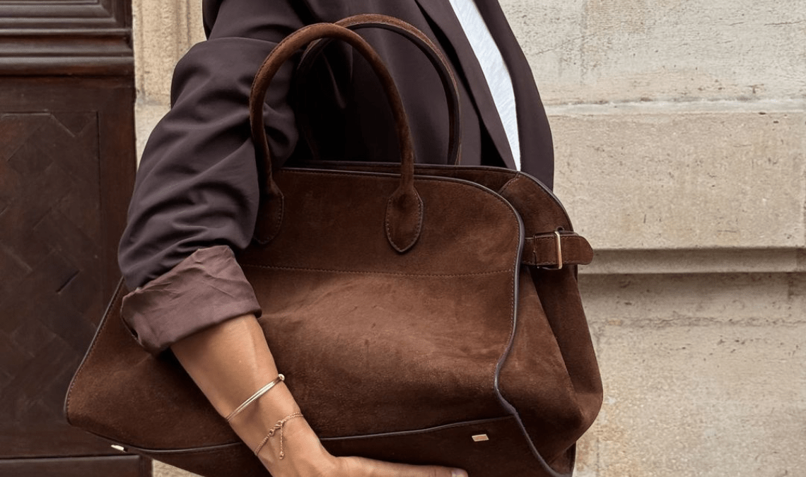 bolsa camurca marrom