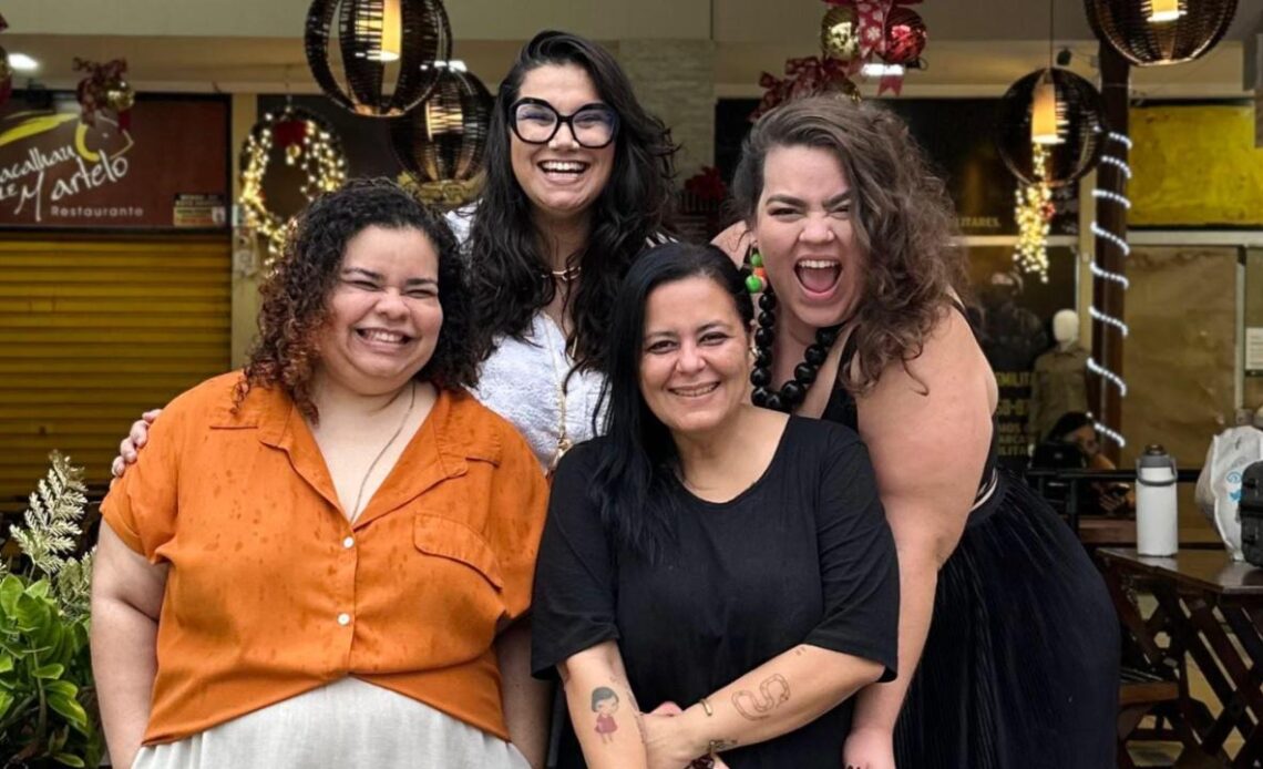 Danielle Pimenta Kika Maia Gabriela Cruz e Naiana Ribeiro. Foto divulgacao