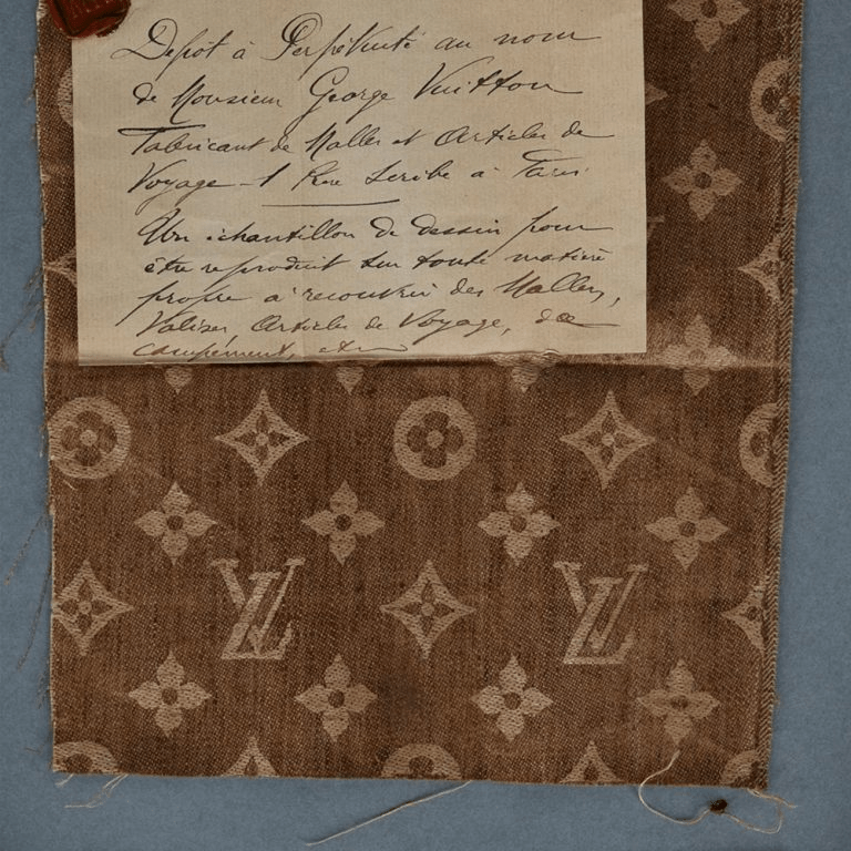 Um dos primeiros sketches do monograma no final da decada de 1890