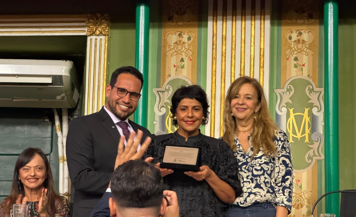 chef preta e homenageada