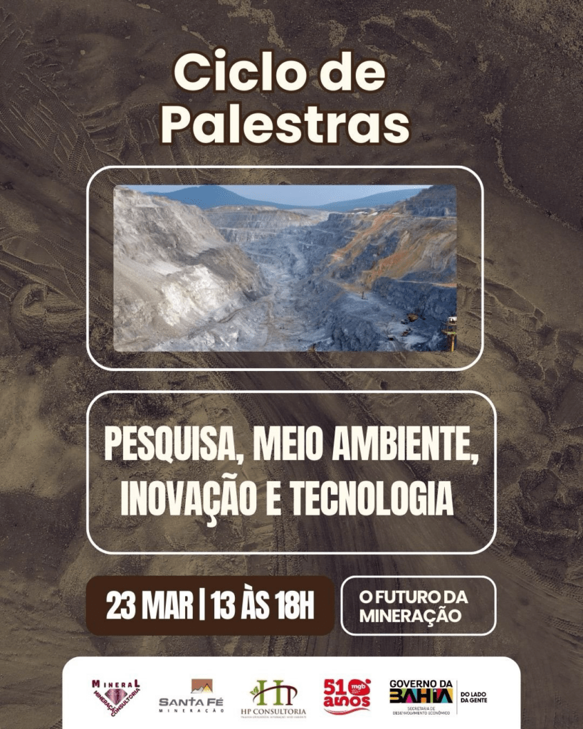 A realização do evento no Museu Geológico da Bahia reforça o papel da instituição como um importante polo de difusão científica e cultural.