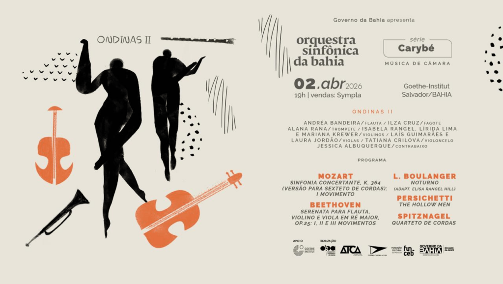 O espetáculo reúne uma formação inteiramente composta por musicistas da própria OSBA.