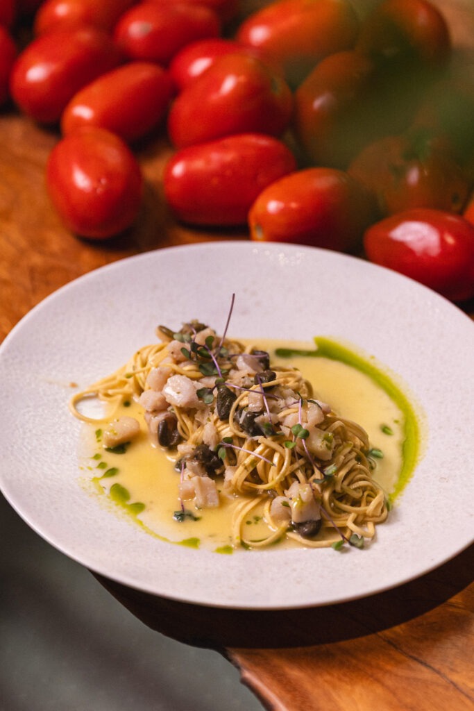 Taglioline com peixe branco 1