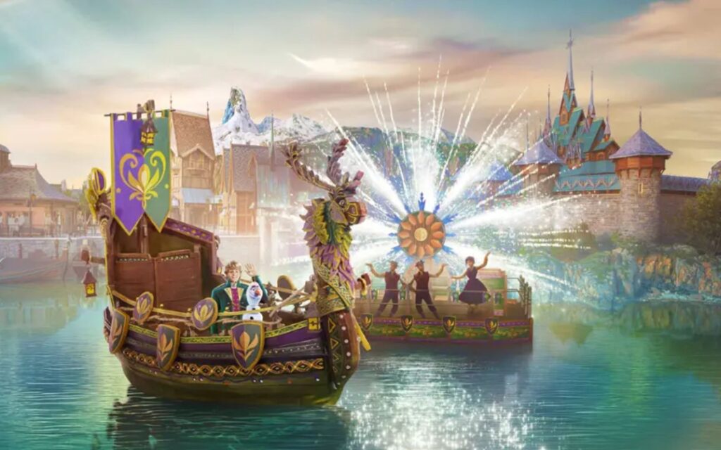 Área temática da Frozen na Disney Paris