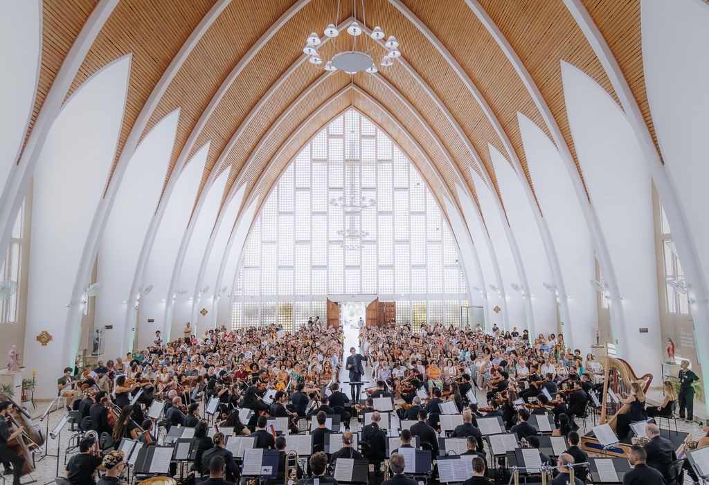 OSBA faz concerto gratuito neste domingo (24) na igreja do Colégio Antônio Vieira 4 04 OSBA no Santuario Nossa Senhora de Fatima Foto Caio Lirio