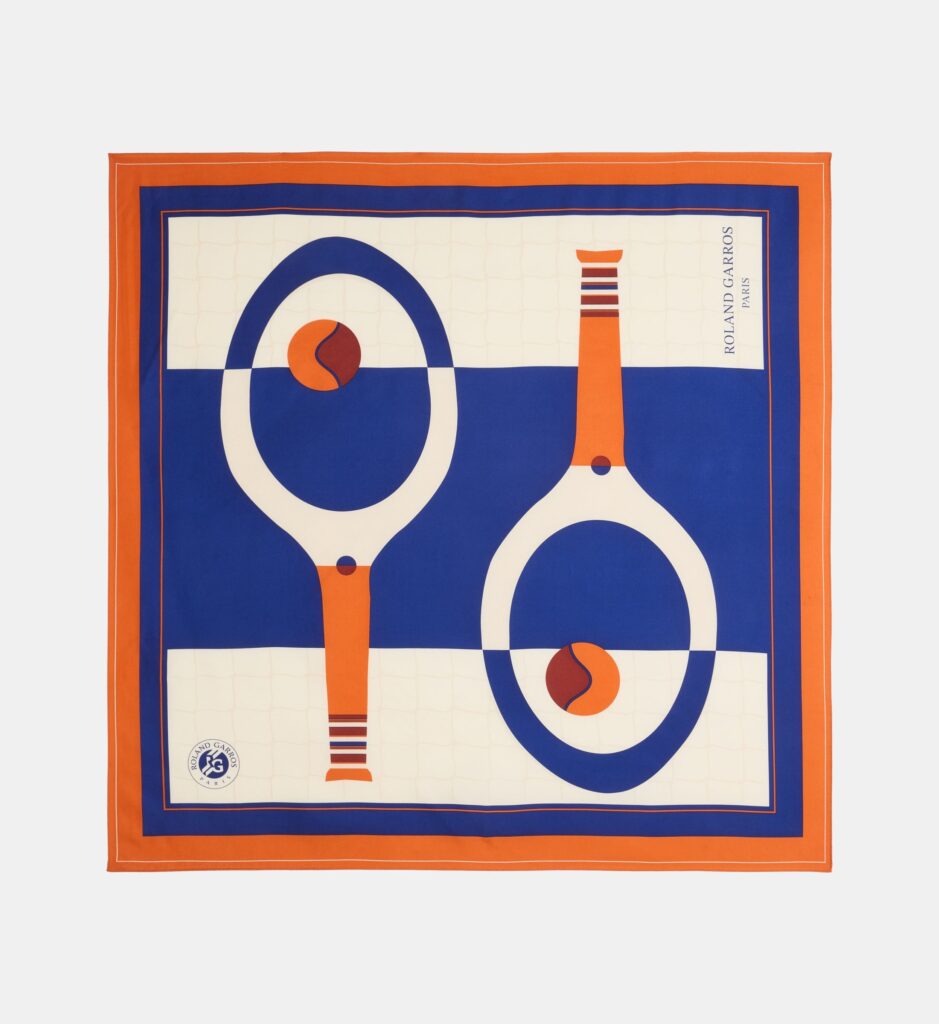 FOULARD DE SEDA RAQUETES