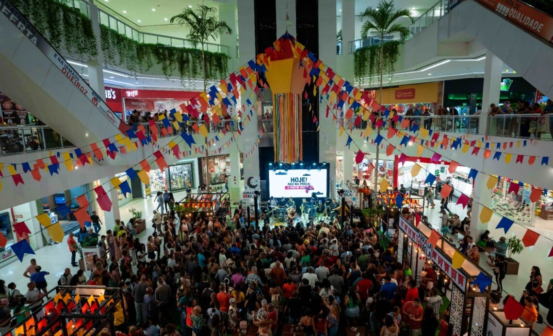 Arraiá do Bela transforma shopping em cenário de São João 1 Arraiá do Bela
