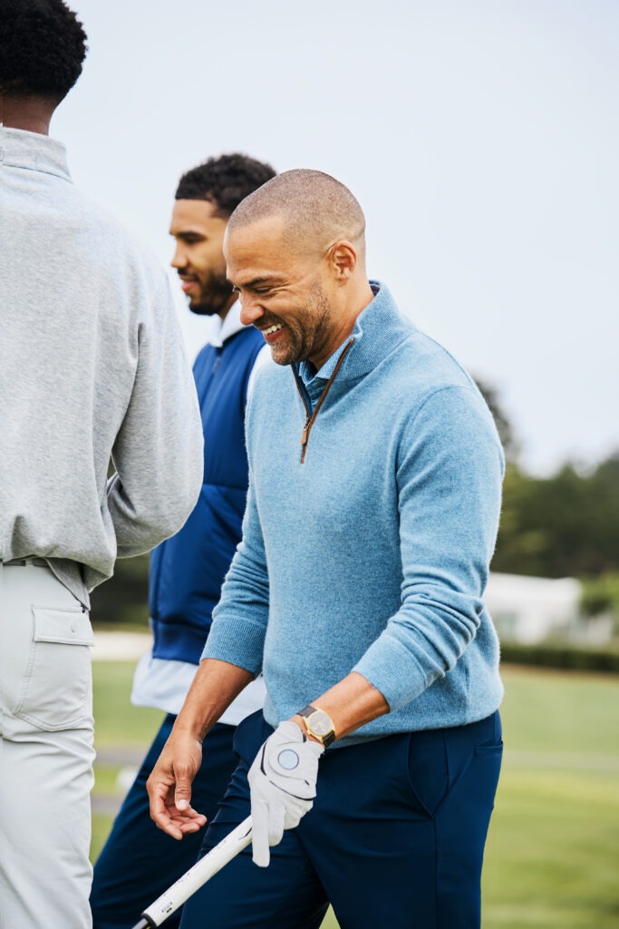 Jesse Williams Jayson Tatum and Amile Jefferson Ralph Lauren x Pebble Beach