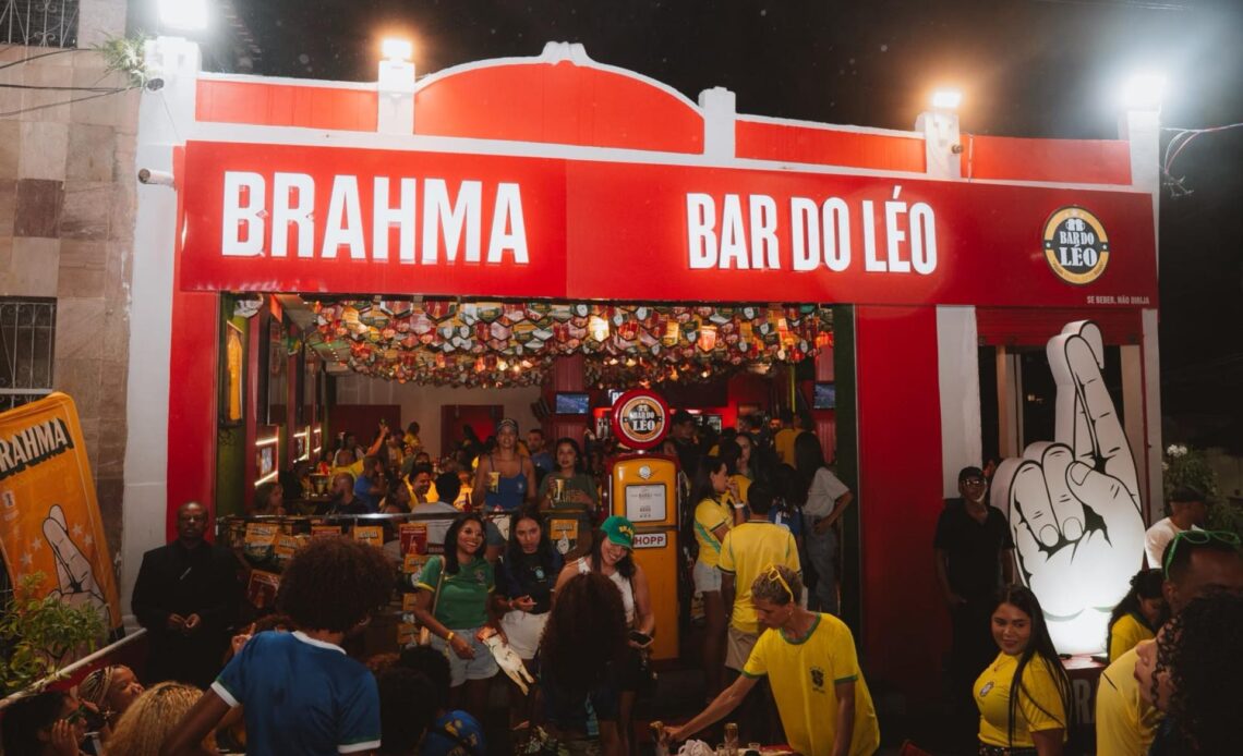 Brasil x Escócia: Rua Nº 1 prepara dia de festa e torcida no bairro da Saúde 1 bar do leo jogo copa brasil brahma divulgacao