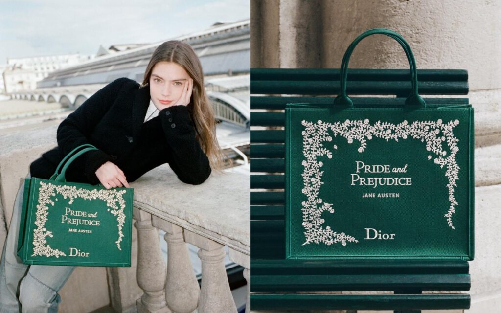 florence hunt bridgerton dior bolsa jane austen