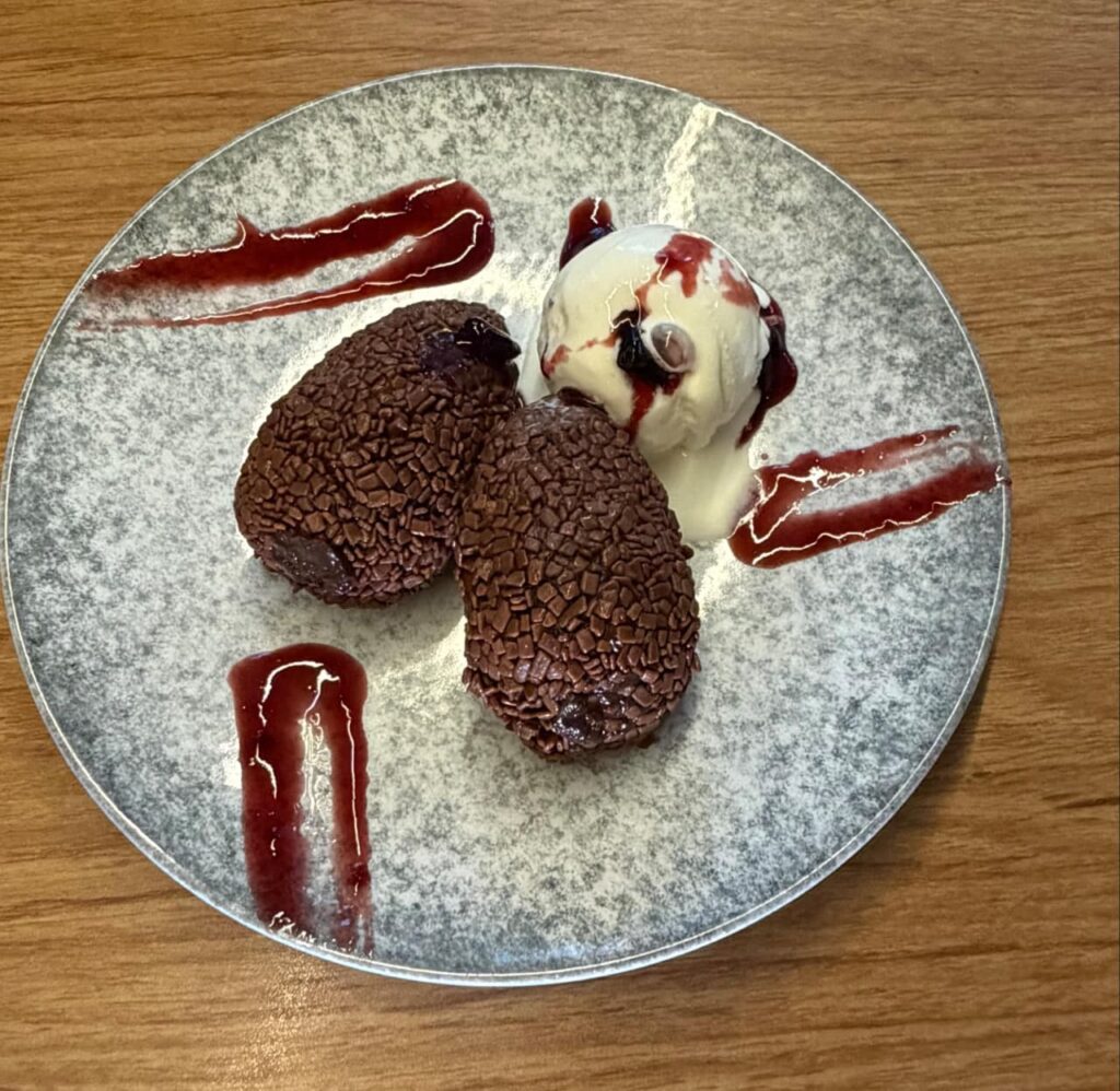 morangos com chocolate