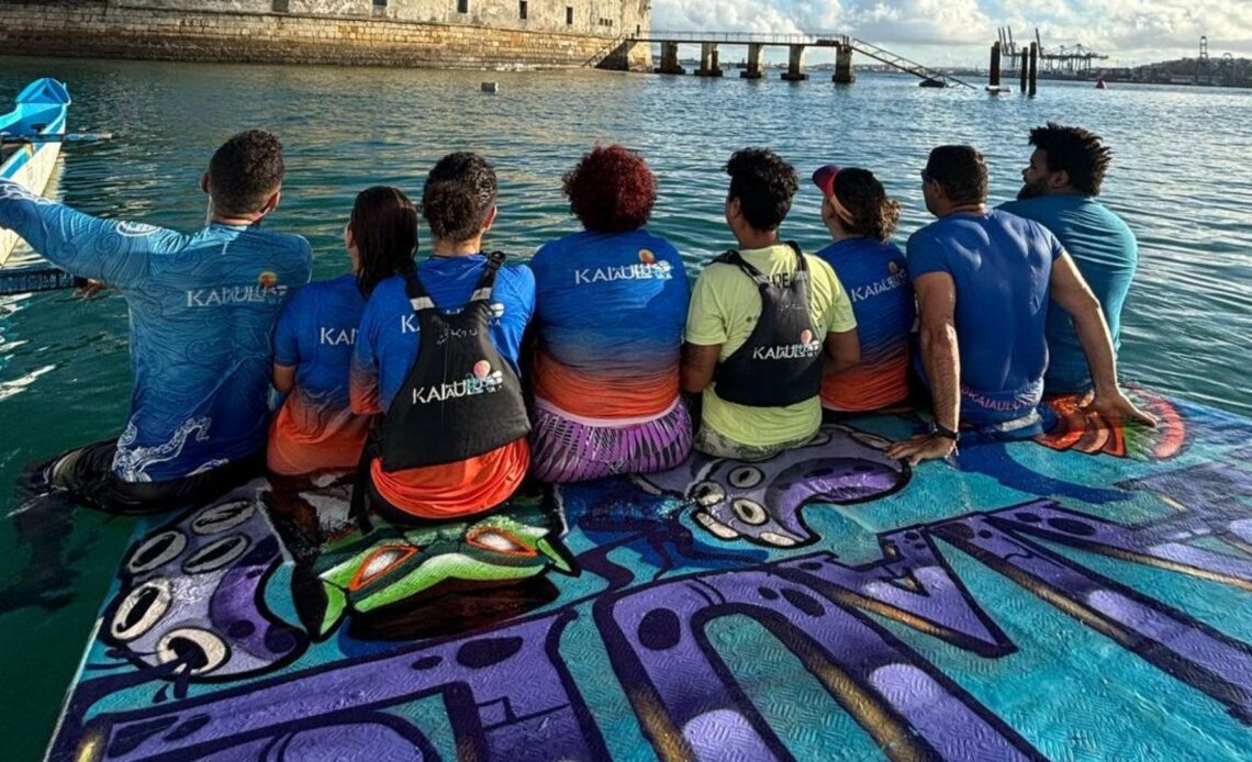 Praia da Preguiça recebe circuito que une treino funcional e canoa havaiana em Salvador 1 CANOA HAVAIANA