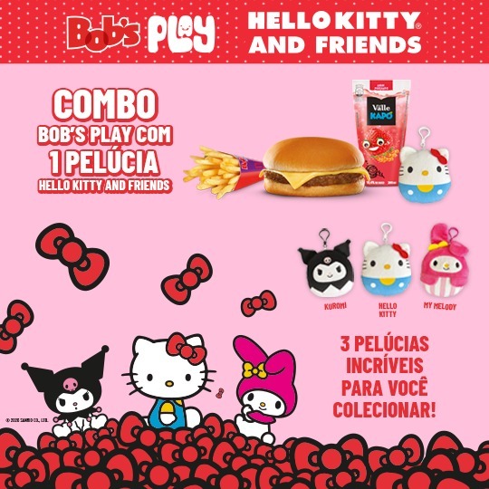 Bob’s aposta no universo kawaii e lança coleção Hello Kitty and Friends 2 WhatsApp Image 2026 07 21 at 10.10.45