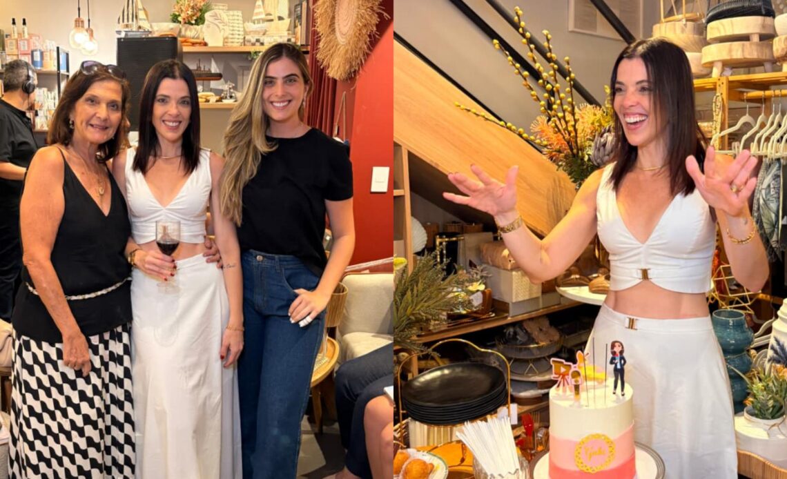 Gabriela Bandeira celebra 43 anos com chá da tarde na Bee Home 1 gabriela bandeira