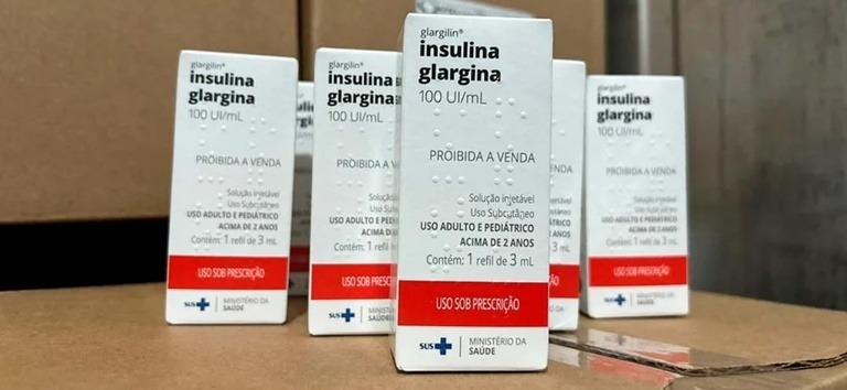 Insulina glargina passa a ser distribuída pelo SUS para crianças, adolescentes e idosos 1 insulina glargina foto ms