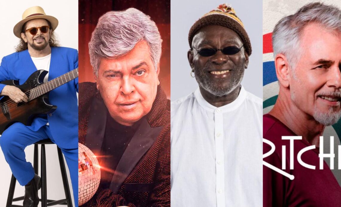 Geraldo Azevedo, Sidney Magal, Lazzo e Ritchie se apresentam na Concha em julho 1 julho concha