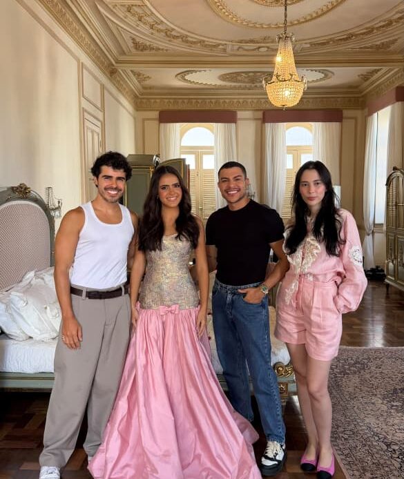 Mila Maimone faz ensaio fotográfico com profissionais e marca das celebridades 1 Franklin Maimone Mila Maimone Cassio Barreto e Victoria Faco