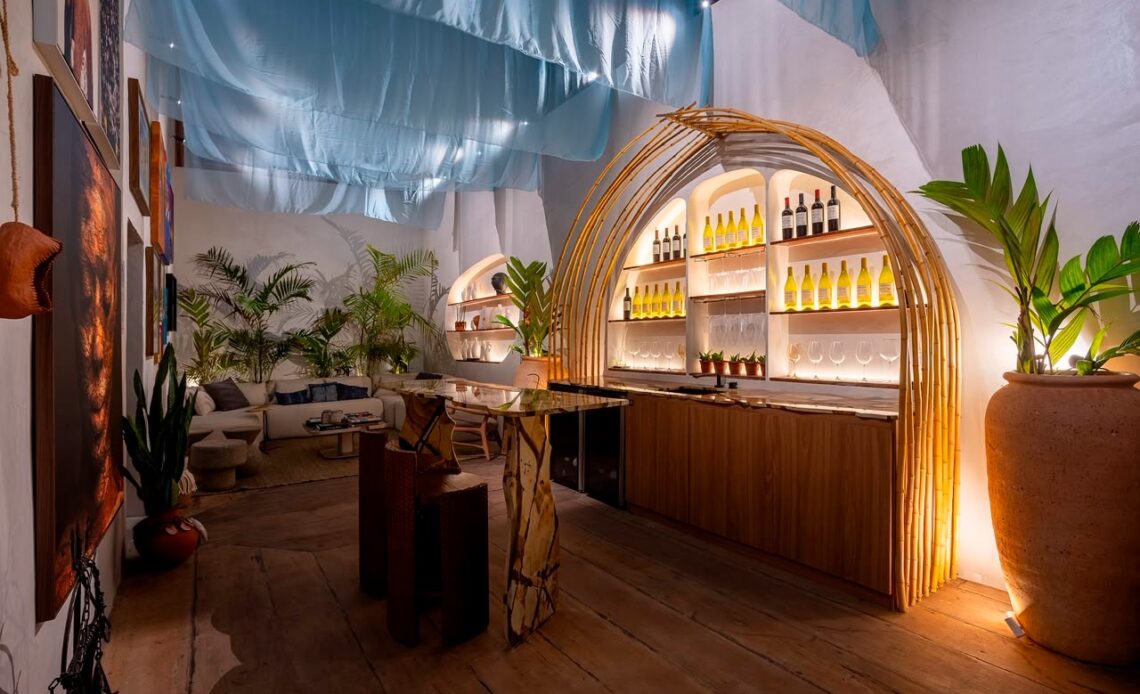 Espaço em lounge na CASACOR Bahia homenageia bambuzal do aeroporto de Salvador 1 bambuzal lounge