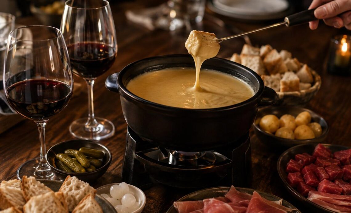 Almacen Pepe promove Noite do Fondue com degustação de vinhos no Shopping Barra 1 fondue