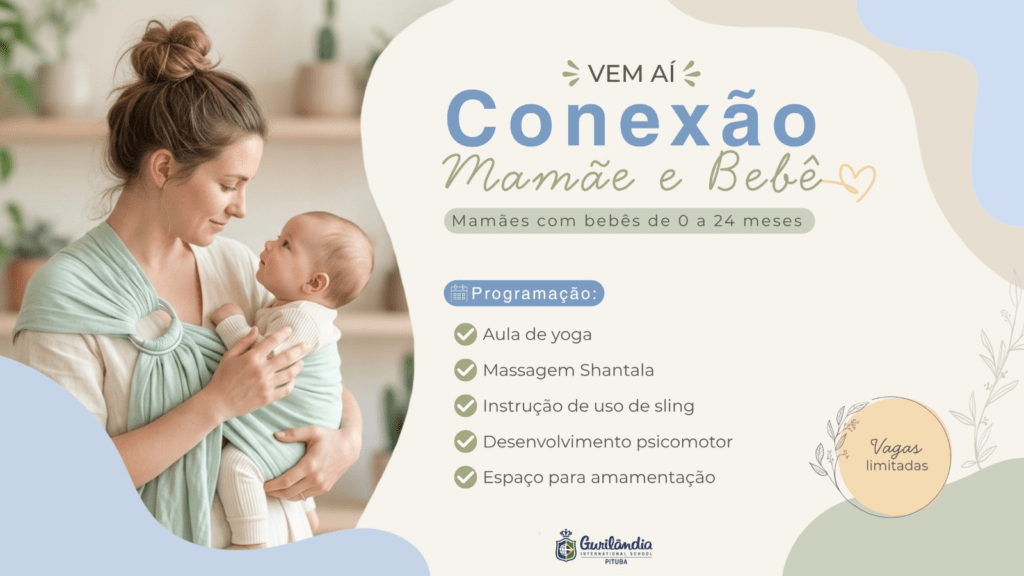 Gurilândia promove encontro para mães e bebês de 0 a 24 meses 2 Gurilândia promove encontro para mães e bebês de 0 a 24 meses.