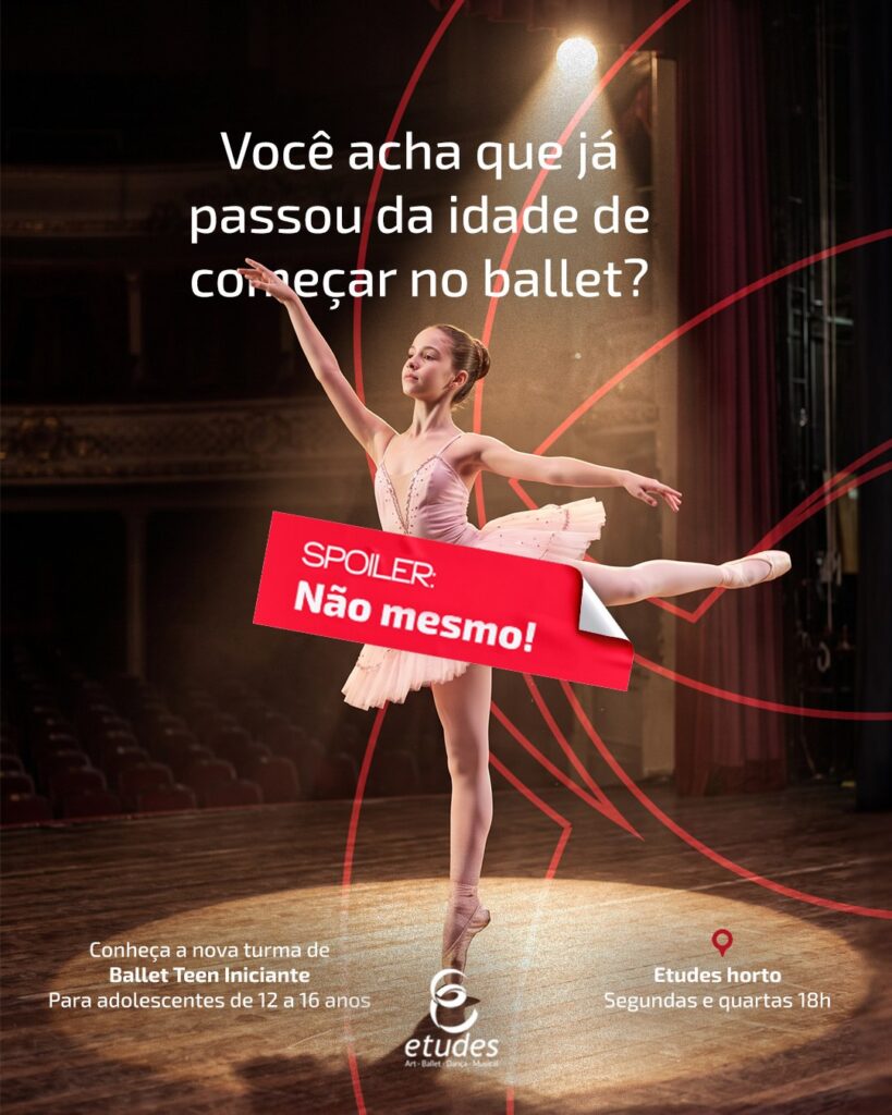 Ballet Teen Iniciante ganha nova turma em Salvador; saiba mais 2 Ballet Teen Iniciante - 12 a 16 anos