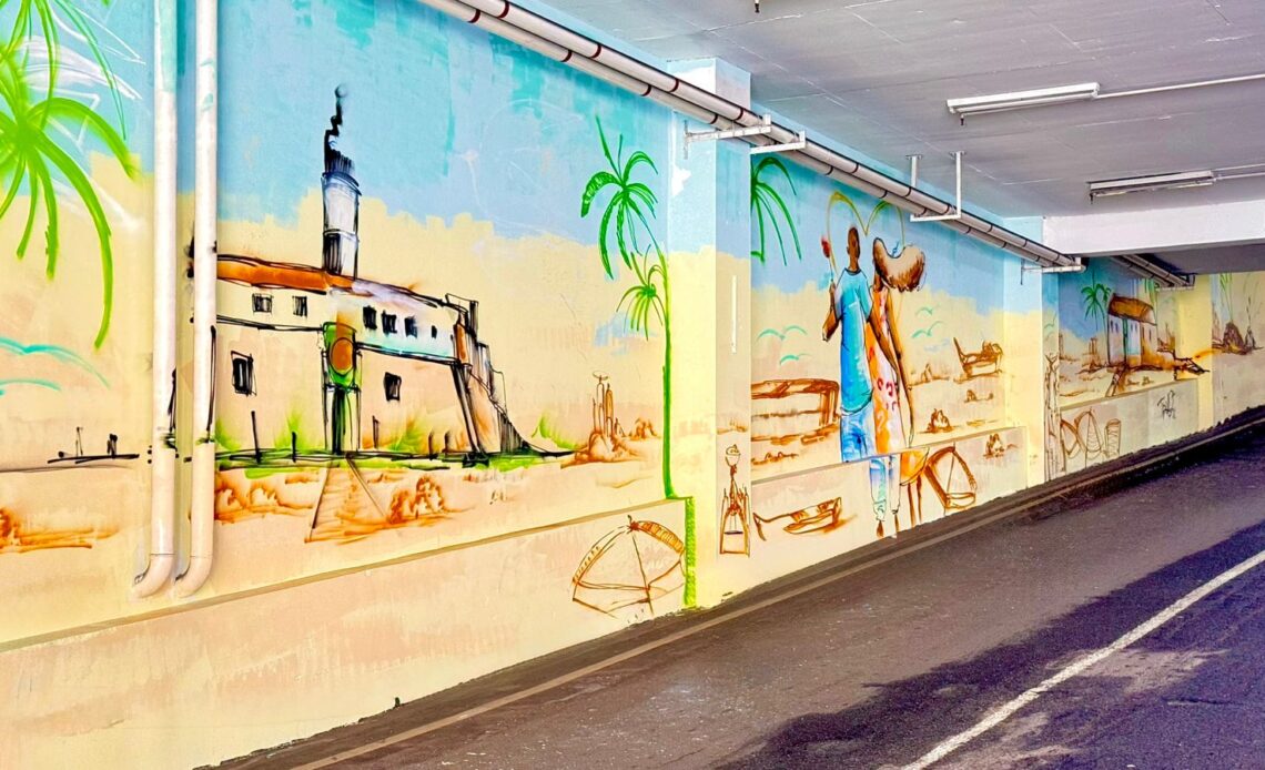 Shopping Barra transforma garagem em galeria de arte urbana 1 Mural Garagem Shopping Barra
