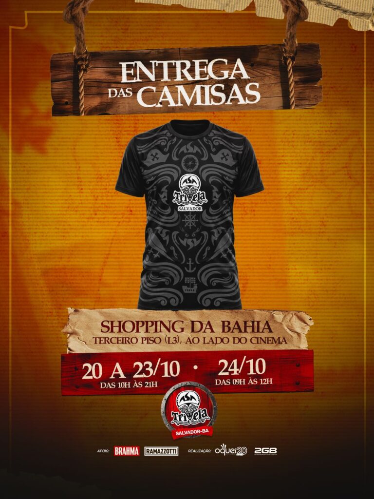 Trivela Salvador 2026: veja onde retirar as camisas do evento 2 Entrega das camisas Trivela Salvador 2026