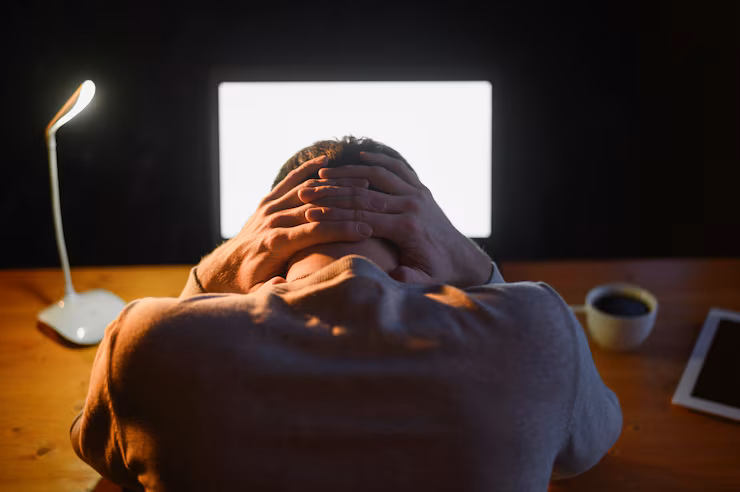 Treina e não ganha massa muscular? Médica aponta 5 possíveis causas 4 vista traseira do sexo masculino adulto cansado do trabalho 23 2148475573